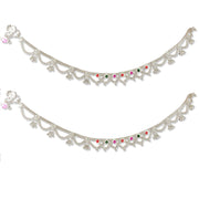 Taraash 925 Sterling Silver Traditional Chain Anklets For Women - Taraash