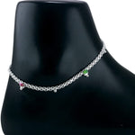 Load image into Gallery viewer, Taraash 925 Sterling Silver Traditional Payal / Anklet For Women - Taraash
