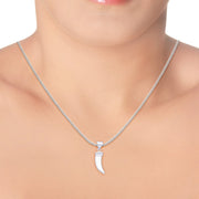 Taraash 925 Sterling Silver Tusker Shape pendant set for women COMBO PDCH 03 - Taraash