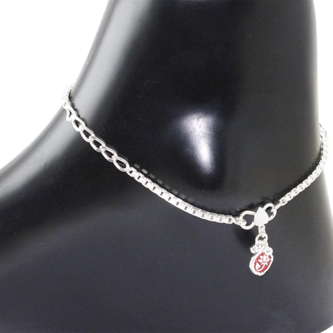 Taraash 925 Sterling Silver Venetian Chain Anklet For Women AN0945S - Taraash
