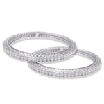 Load image into Gallery viewer, Taraash 925 Sterling Silver White CZ Bangle For Women - Taraash

