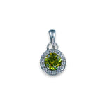 Load image into Gallery viewer, Taraash 925 Sterling Silver Yellow CZ Pendant Chain For Women - Taraash
