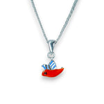 Load image into Gallery viewer, Taraash 925 Sterling SilverEnamel Bird Locket Set For Girls - Taraash
