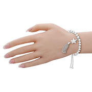 Taraash 925 Sterling Star Design Pure Silver Bracelets For Women - Taraash