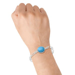 Load image into Gallery viewer, Taraash 925 Sterling Stylish Curb Chain Silver Bracelet For Boy - Taraash
