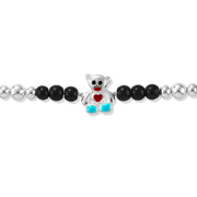 Taraash 925 Sterling Teddy Bear Silver Bracelet | Silver Nazariya Set | Silver Nazariya Bracelet - Taraash