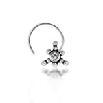 Load image into Gallery viewer, Taraash 925 Sterling Triangle Nosepin | Silver Nosepin | Antique Nosepin For Women - Taraash
