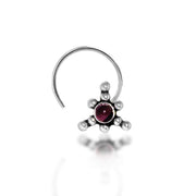 Taraash 925 Sterling Triangle Nosepin | Silver Nosepin | Antique Nosepin For Women - Taraash