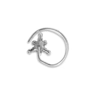 Taraash 925 Sterling Triangle Nosepin | Silver Nosepin | Antique Nosepin For Women - Taraash