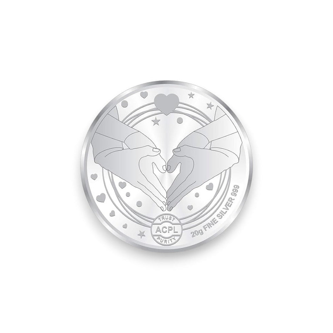 Taraash 999 Congratulations 20 gm Silver Coin For Gifting - Taraash