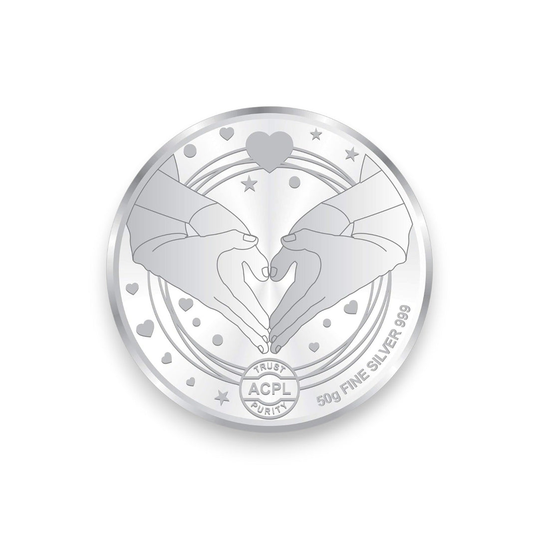 Taraash 999 Congratulations 50 gm Silver Coin - Taraash