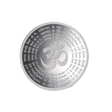 Taraash 999 Purity 10 gm Sunrise Gayatri Mantra Silver Coin By ACPL - Taraash