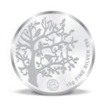Load image into Gallery viewer, Taraash 999 Purity 10 grams Banyan Tree Silver Coin By ACPL - Taraash