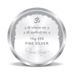 Load image into Gallery viewer, Taraash 999 Purity 10 grams Laxmi Ganesha Silver Coin By ACPL - Taraash