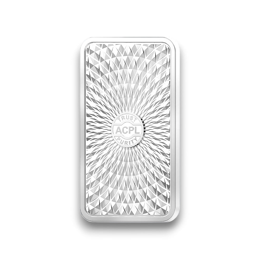 Taraash 999 Purity 100 grams Silver Bar Coin By ACPL - Taraash