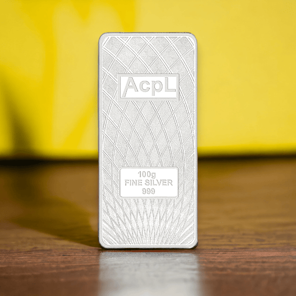Taraash 999 Purity 100 grams Silver Bar Coin By ACPL - Taraash