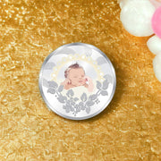 Taraash 999 Purity 10gm Best Wishes New born baby Silver Coin By ACPL - Taraash