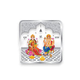 Taraash 999 Purity 20 gm Lakshmi Ganesha Silver Coin By ACPL - Taraash