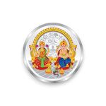 Load image into Gallery viewer, Taraash 999 Purity 20 gm Laxmi Ganesh Silver Coin ACPL - Taraash

