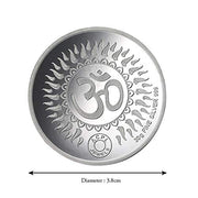 Taraash 999 Purity 20 gm Laxmi Ganesh Silver Himalayas Coin By ACPL - Taraash