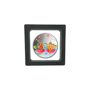 Taraash 999 Purity 20 gm Laxmi Ganesh Silver Himalayas Coin With Gift Packaing By ACPL - Taraash
