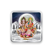 Taraash 999 Purity 20 gm Shiv Parivar Silver Coin By ACPL - Taraash