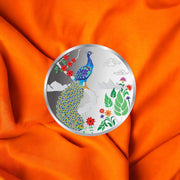 Taraash 999 Purity 20 Gram Peacock Silver Coin By ACPL - Taraash