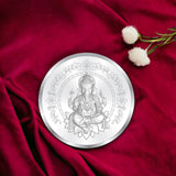 Taraash 999 Purity 20 gram Plain Lord Ganesh Silver Coin By ACPL - Taraash