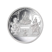 Taraash 999 Purity 5 grams Trimurti Silver Coin By ACPL - Taraash