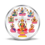 Taraash 999 Purity 50 Gram Goddess Ashtalakshmi Coin | Silver Coin | Coin For Gifting - Taraash