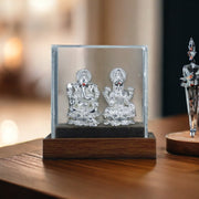 Taraash 999 Purity Lakshmi Ganesha Design Idol By ACPL - Taraash