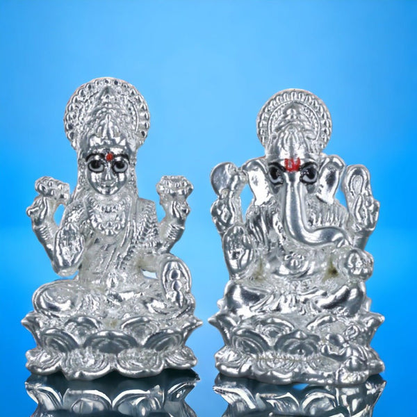 Taraash 999 Purity Lakshmi Ganesha Design Idol By ACPL - Taraash