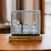 Taraash 999 Purity Lakshmi Ganesha Saraswati Design Idol By ACPL - Taraash