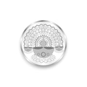Taraash 999 Silver 10 gram Diya Coin Spreading Light and Prosperity By ACPL - Taraash