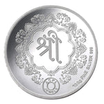 Load image into Gallery viewer, Taraash 999 Silver 100 gram Laxmi, Ganesh &amp; Saraswati Coin By ACPL - Taraash