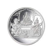 Taraash 999 Silver 20 gram Laxmi, Ganesh & Saraswati Coin By ACPL - Taraash