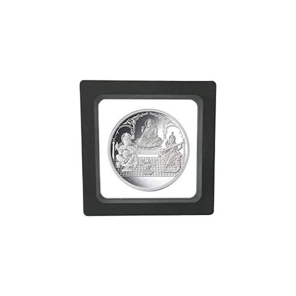 Taraash 999 Silver 20 gram Laxmi, Ganesh & Saraswati Coin With Gift Packaging By ACPL - Taraash