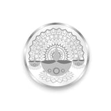 Taraash 999 Silver 50 gram Diya Coin Spreading Light and Prosperity By ACPL - Taraash