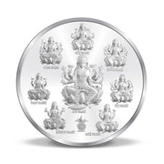 Taraash 999 Silver 50 gram Godess Ashta Lakshmi Coin With Gift Packaging By ACPL - Taraash