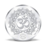 Taraash 999 Silver Colorful Godess Durga Mata 10 Gram Coin For Gifting CF23R1G10W - Taraash