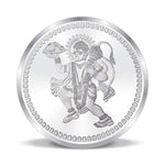 Load image into Gallery viewer, Taraash 999 Silver God Hanumanji 10 Gram Coin CF22R3G10W - Taraash
