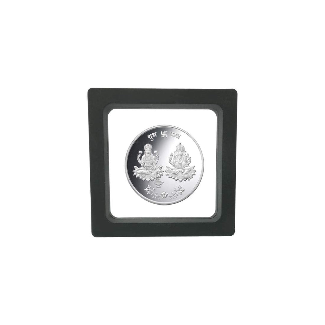 Taraash 999 Silver God Lakshmi Ganesha 10 Gram Coin CF15R3G10 - Taraash