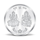 Taraash 999 Silver God Lakshmi Ganesha 100 Gram Coin CF15R3G100W - Taraash