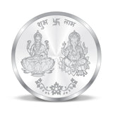 Taraash 999 Silver God Lakshmi Ganesha 20 Gram Coin CF15R3G20W - Taraash