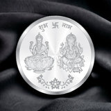 Taraash 999 Silver God Lakshmi Ganesha 20 Gram Coin CF15R3G20W - Taraash