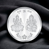 Taraash 999 Silver God Lakshmi Ganesha 20 Gram Coin CF15R3G20W - Taraash