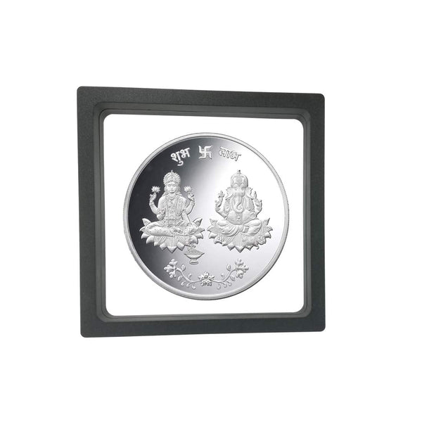 Taraash 999 Silver God Lakshmi Ganesha 50 Gram Coin CF15R1G50 - Taraash