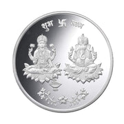 Taraash 999 Silver God Lakshmi Ganesha 50 Gram Coin CF15R1G50 - Taraash