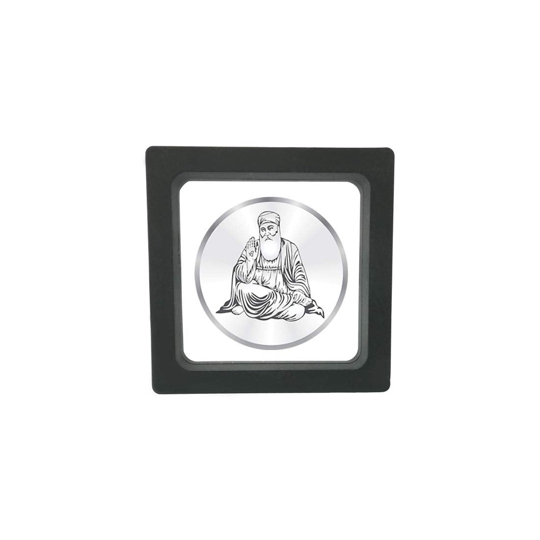 Taraash 999 Silver Guru Nanak Dev ji 20 gm Coin With Gift Packaging By ACPL - Taraash
