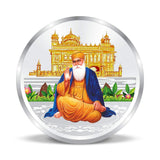 Taraash 999 Silver Guru Nanak Dev ji 50 gm Coin For Gifting - Taraash